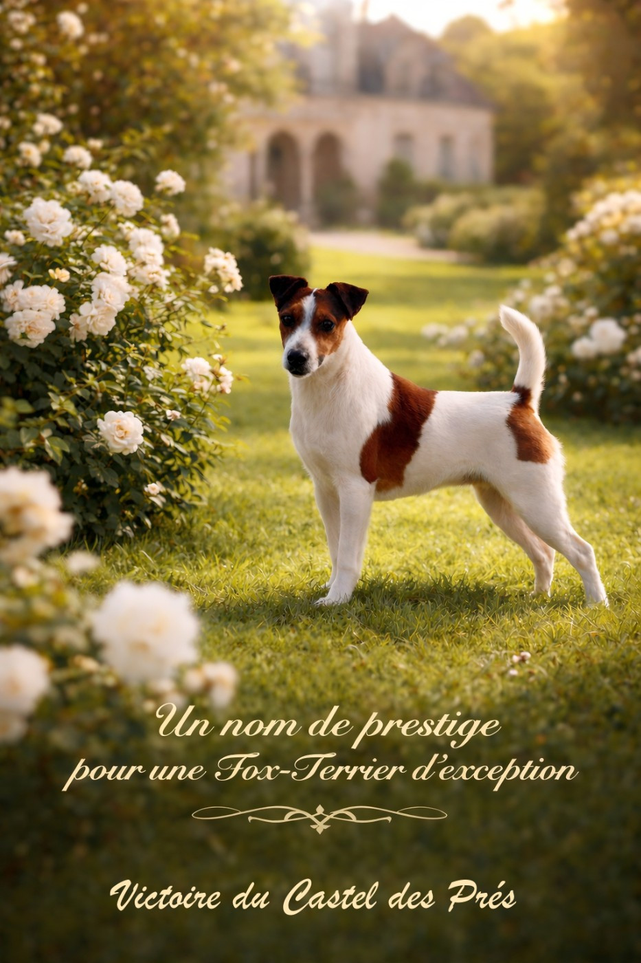 Victoire - Fox terrier à poil lisse Du castel des pres