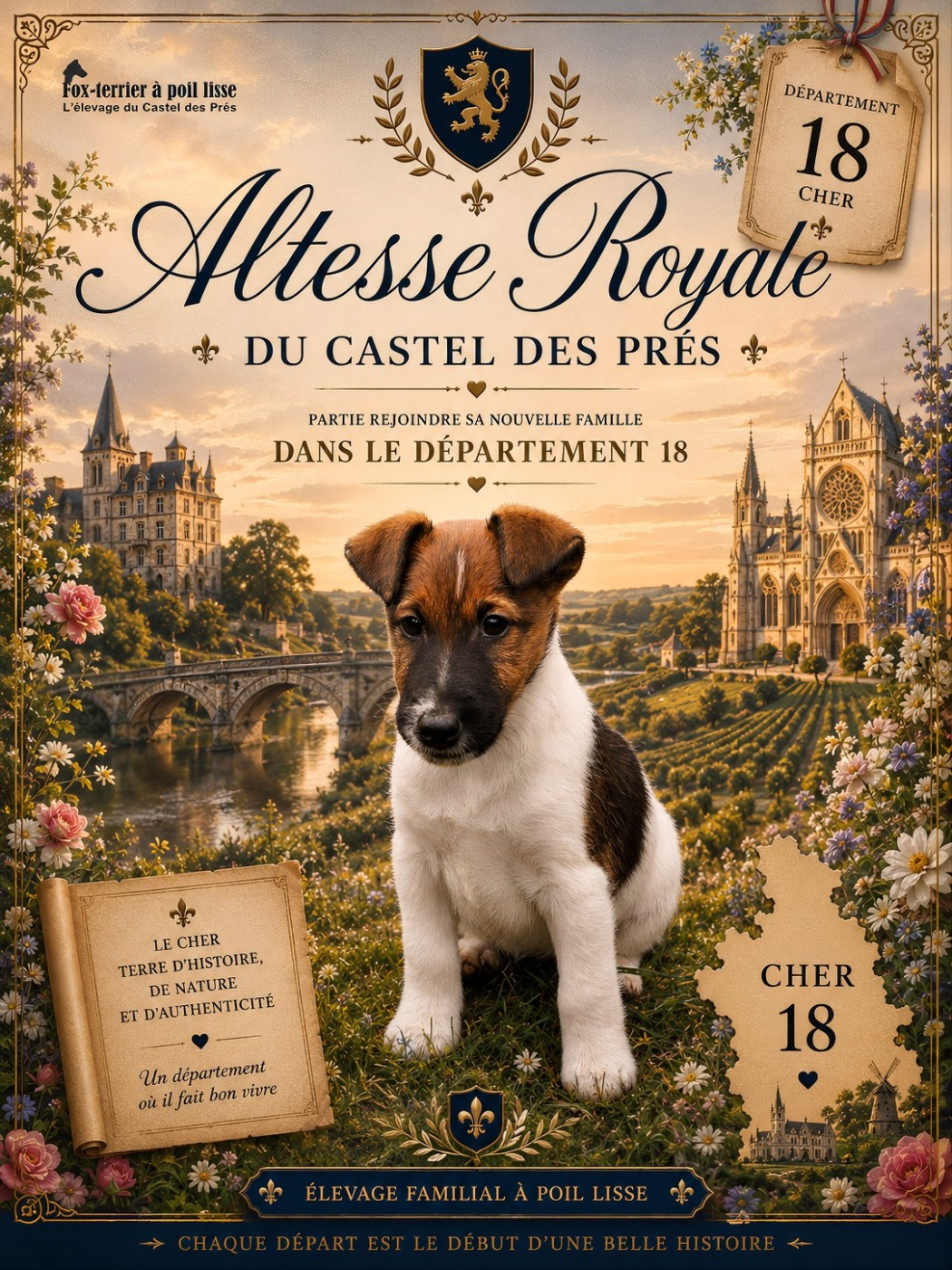 Du castel des pres - Chiots disponibles - Fox Terrier Poil lisse