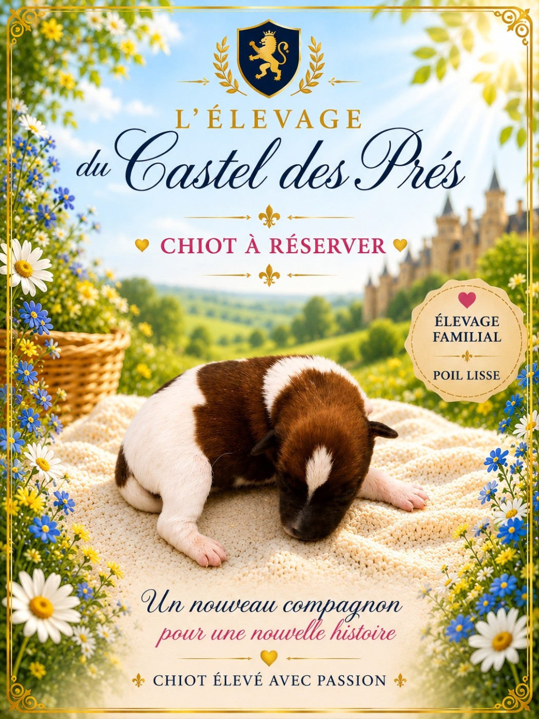 Du castel des pres - Chiots disponibles - Fox Terrier Poil lisse